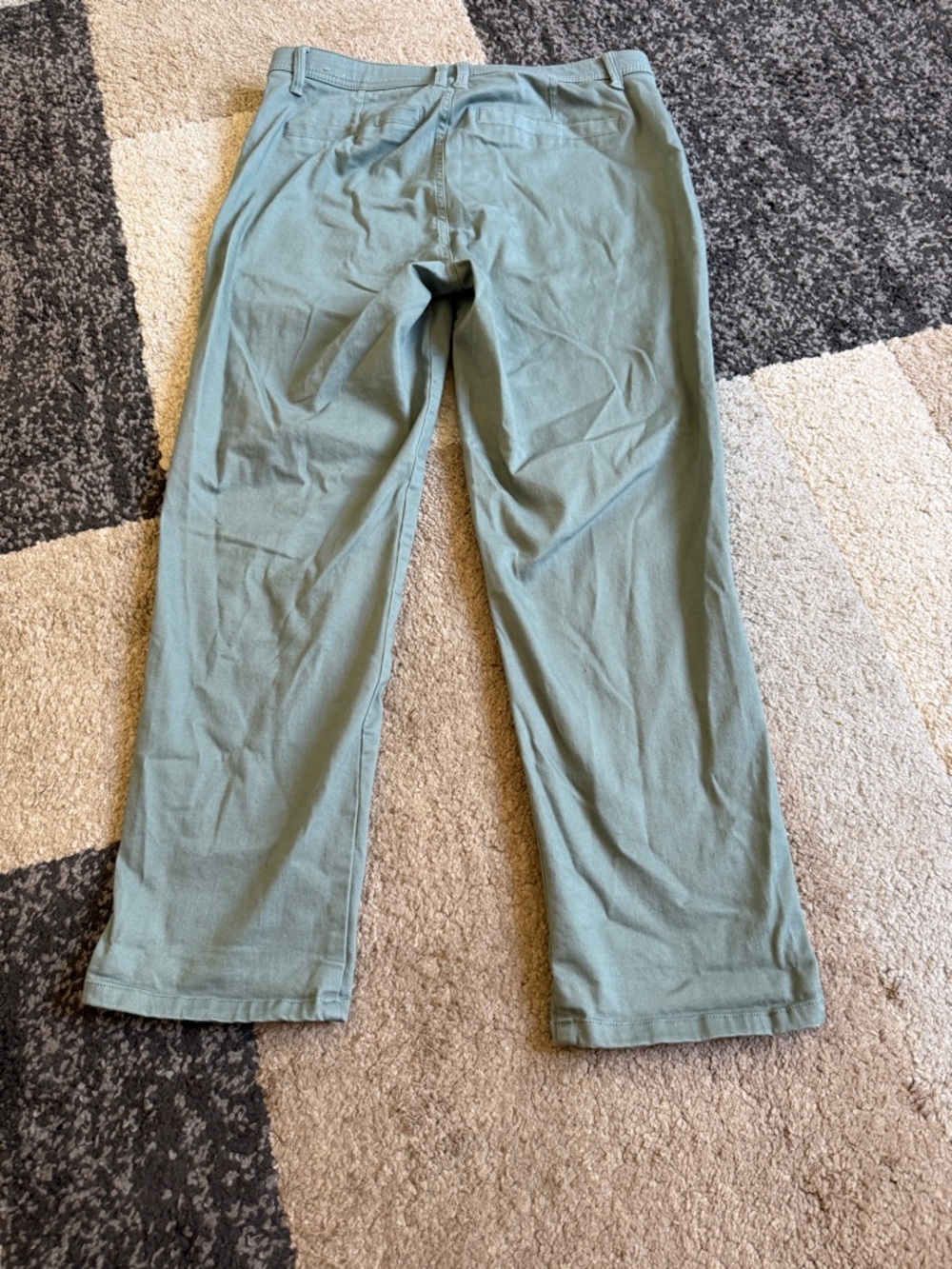 Democracy “Ab” Technology Women’s  Green Utility Cargo Mid Rise Pants- Size 12 - Picture 2 of 7